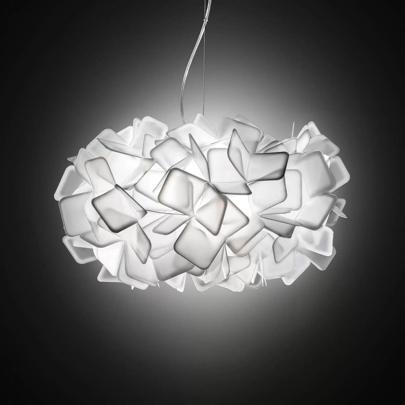 Slamp Clizia - designerska lampa wisząca, biała