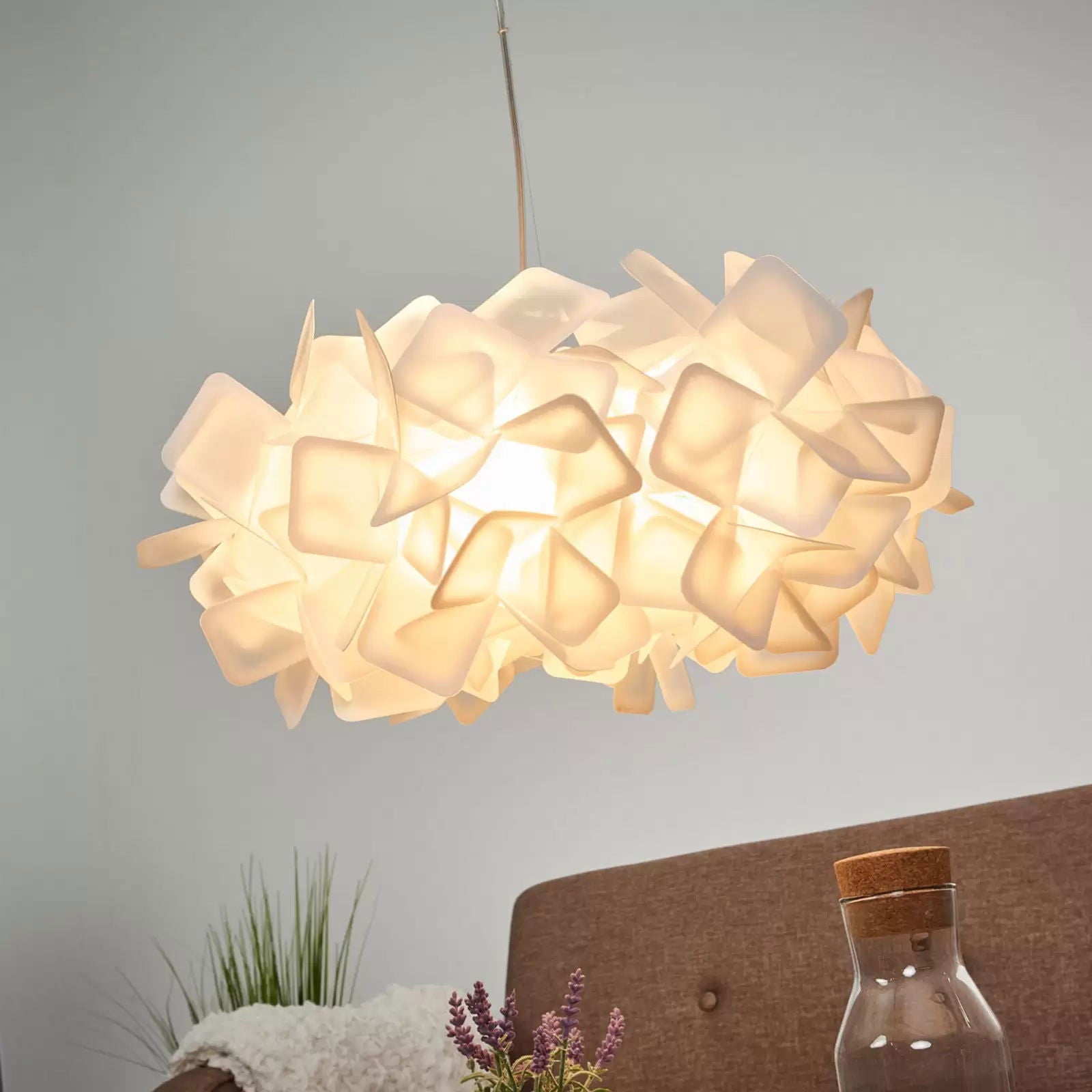 Slamp Clizia - designerska lampa wisząca, biała