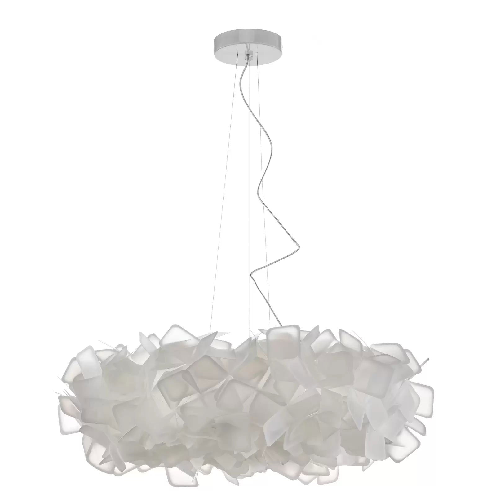 Slamp Clizia lampa wisząca, 78 cm, biała