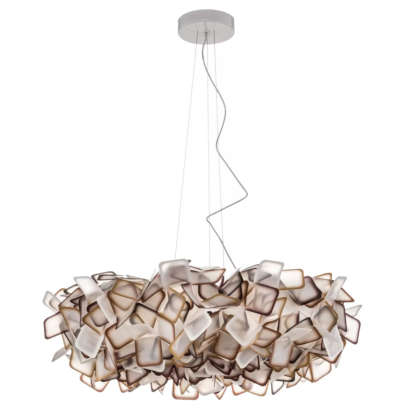 Slamp Clizia lampa wisząca, 78 cm, pomarańczowa