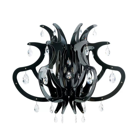 Slamp Medusa designerska lampa ścienna, czarna