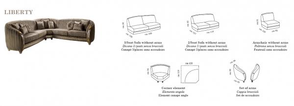 WŁOSKA SOFA 2 OSOBOWA LIBERTY Arredoclassic