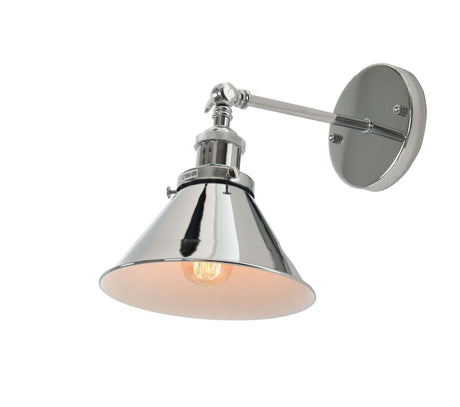 LAMPA ŚCIENNA KINKIET LOFTOWY CHROMOWANY GUBI W1