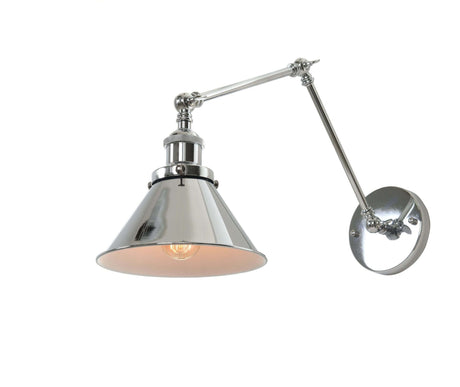 LAMPA ŚCIENNA KINKIET LOFTOWY CHROMOWANY GUBI W2