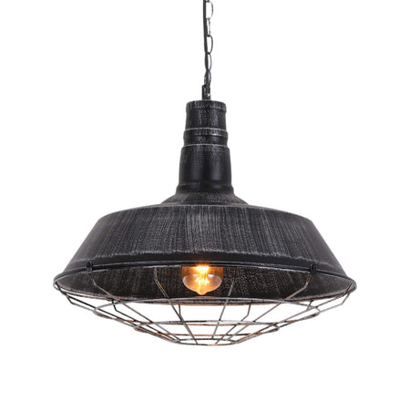 LAMPA WISZĄCA INDUSTRIALNA LOFT STARE SREBRO ARIGIO D45