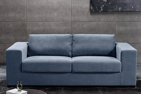 SOFA LOUNGER NIEBIESKA 220 CM / 43757 / INVICTA INTERIOR