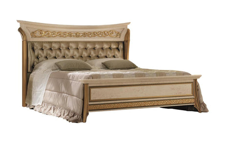 WŁOSKIE ŁÓŻKO QUEEN SIZE WEZGŁOWIE TAPICEROWANE MELODIA 160X190/200 CM ARREDOCLASSIC