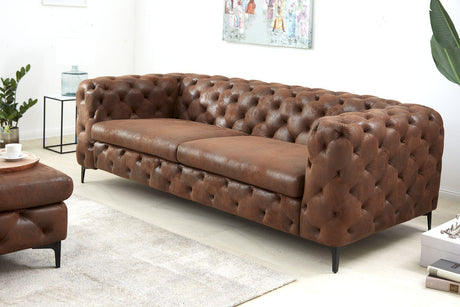 SOFA MODERN BAROCK ANTYCZNY BRĄZ / 40464 / INVICTA INTERIOR