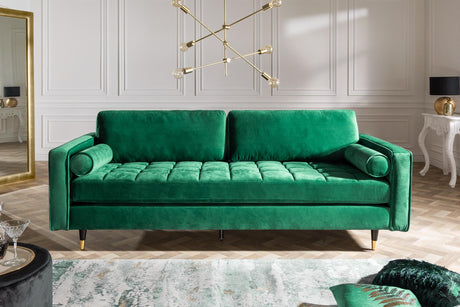 SOFA COZY VELVET ZIELONA / 39845 / INVICTA INTERIOR