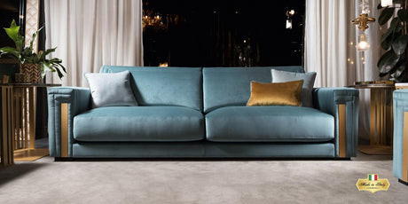 ATMOSFERA SOFA 4 OSOBOWA WŁOSKA EKSKLUZYWNA 282CM / ADORA ARREDOCLASSIC