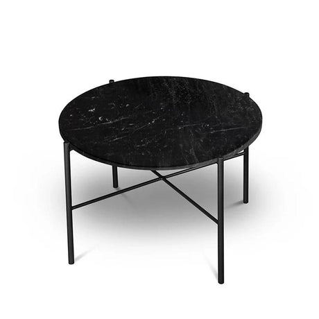 Inger stolik z marmurowym blatem Nero Marquina 70 cm / MH