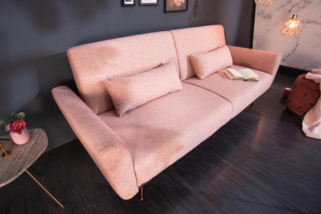 Bellezza sofa rozkładana 208 cm altrosa  / 39913 / INVICTA INTERIOR