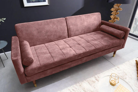 SOFA ROZKŁADANA COUTURE RÓŻOWA / 42495 / INVICTA INTERIOR